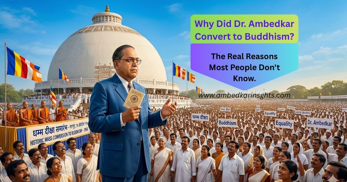Read more about the article Why Did Dr. Ambedkar Convert to Buddhism? The Real Reasons Most People Don’t Know